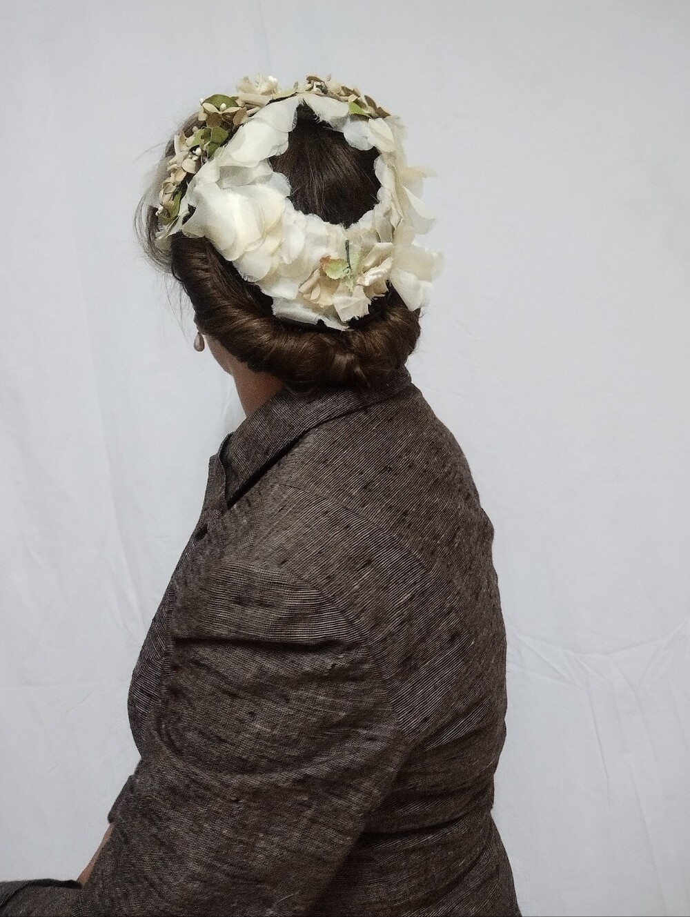 Floral Opencrown Hat